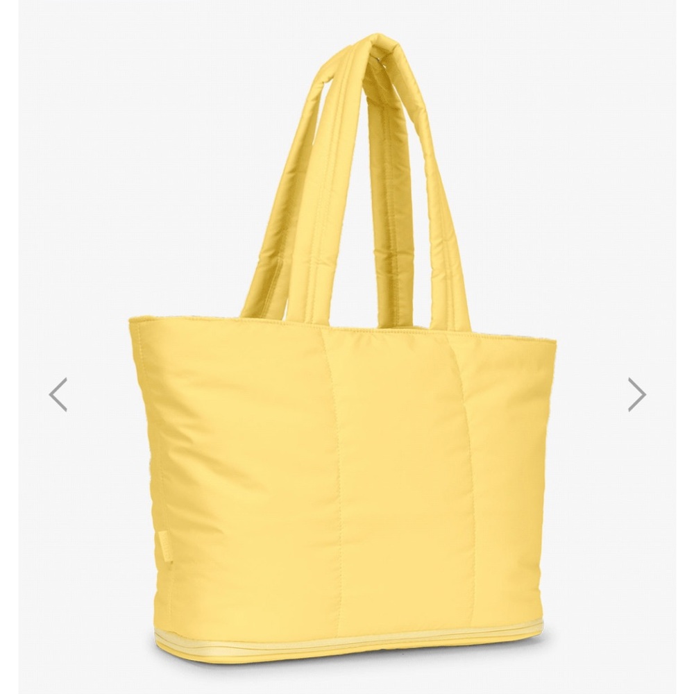 Calpak Expandable Luka Tote in Butter Yellow